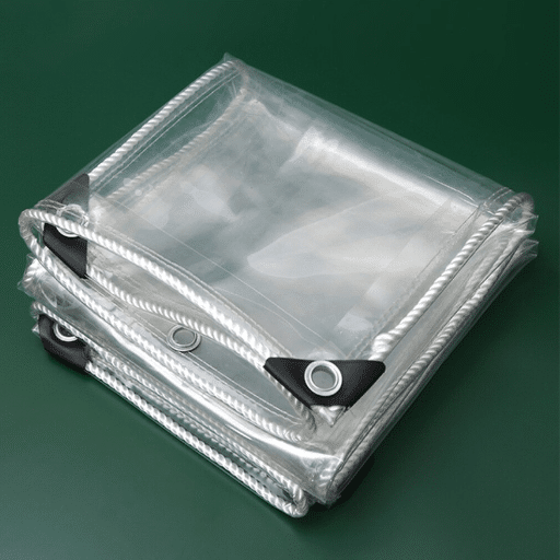 clear plastic tarp