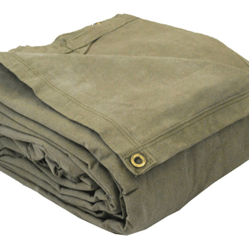 Olive Drab Canvas Tarps