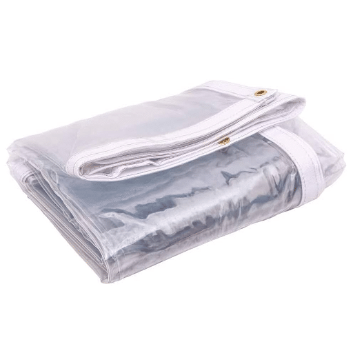 clear plastic tarp