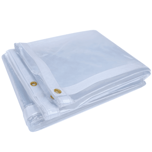 What are the practical reasons for using a clear tarp_