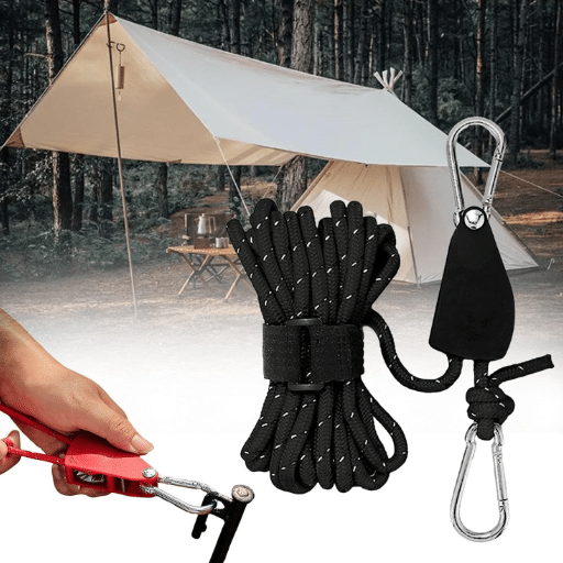 how to tie down a tarp with rope
