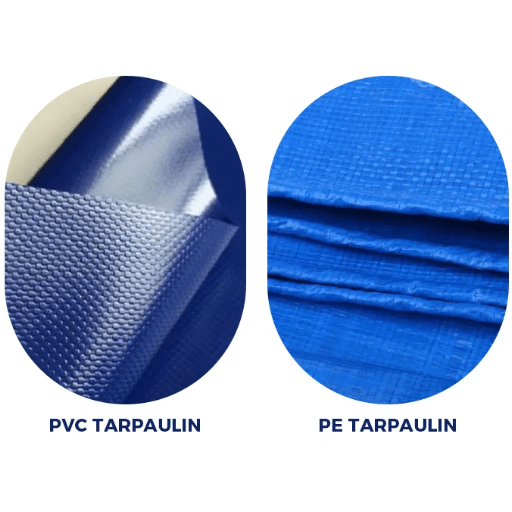 Comparing PVC and PE Tarpaulins