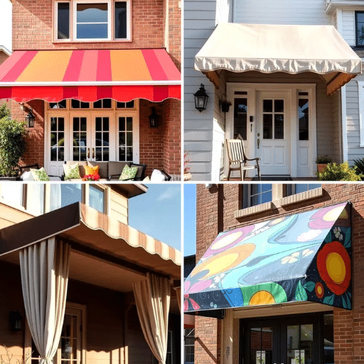 Creative Design Ideas for Residential Awnings