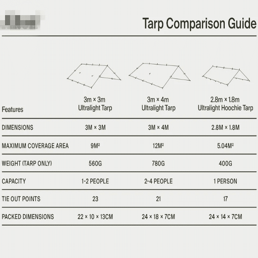 Comparing Different Tarp Options