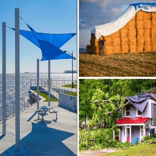 Common Applications for Different Tarp Sizes