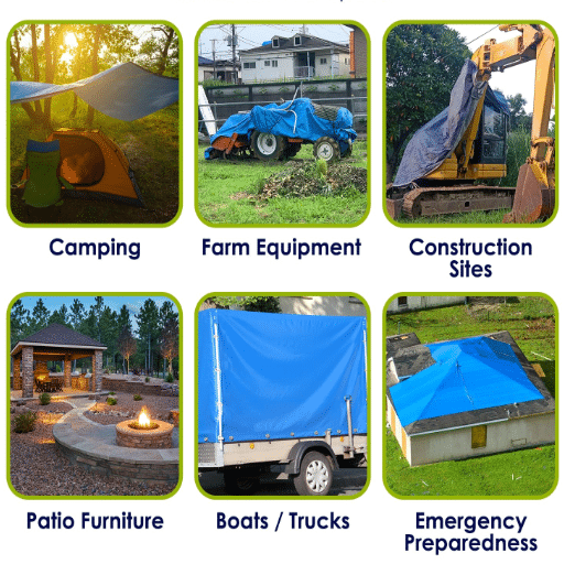 Common Uses of Waterproof Tarps