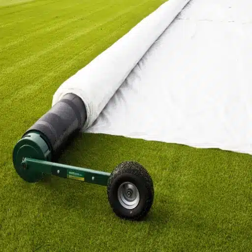 automated football field protection covers